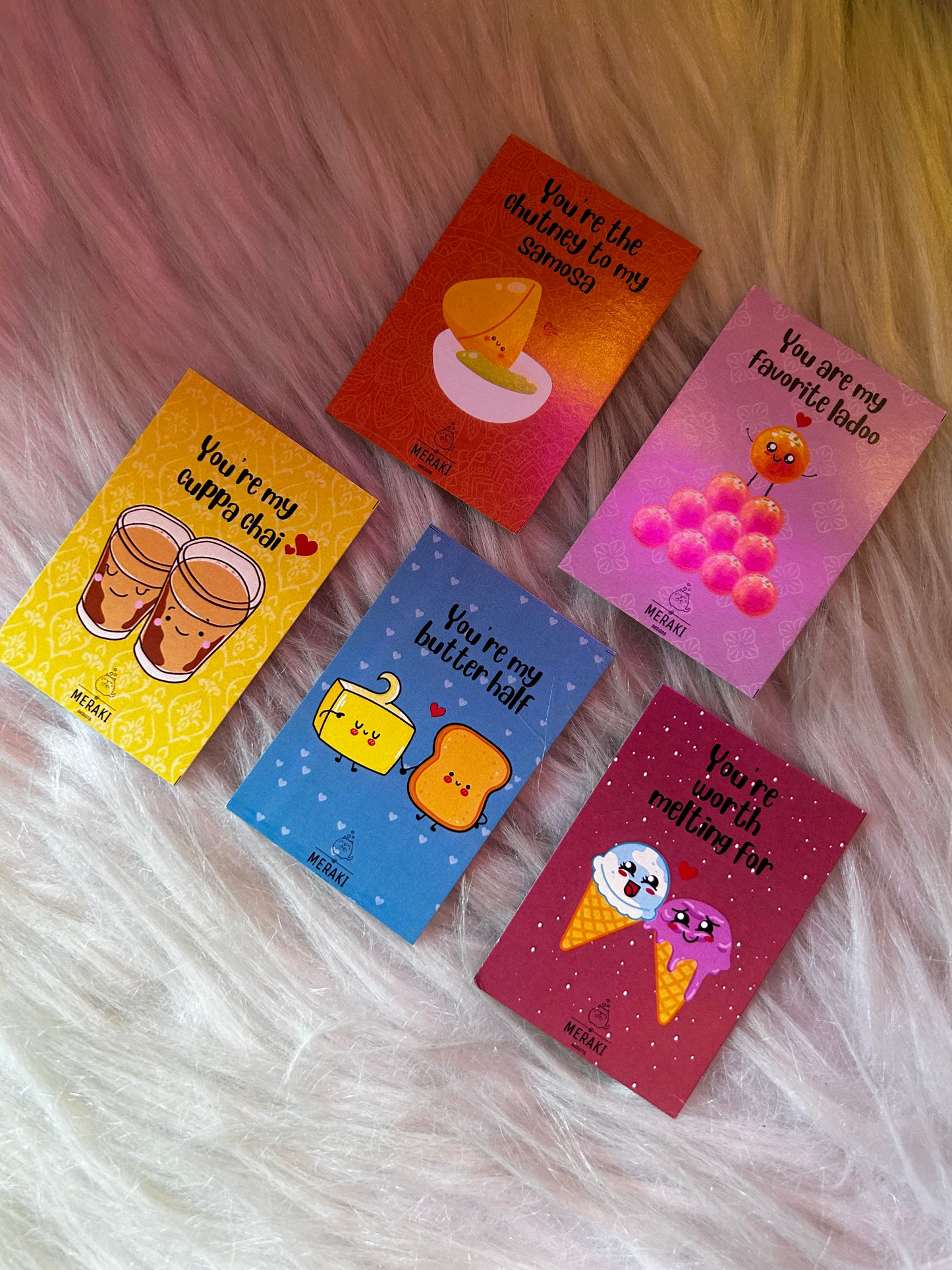 Cute mini pun cards collection