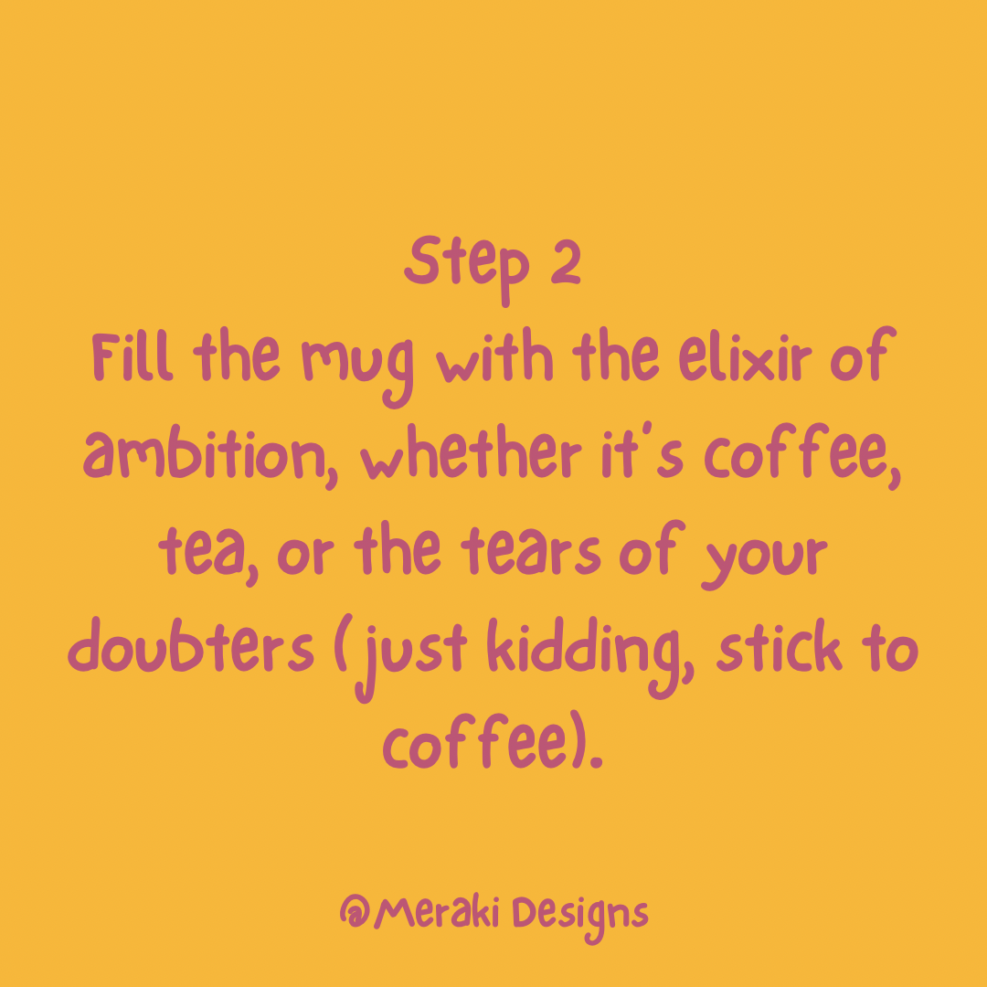 Adorable coffee mug