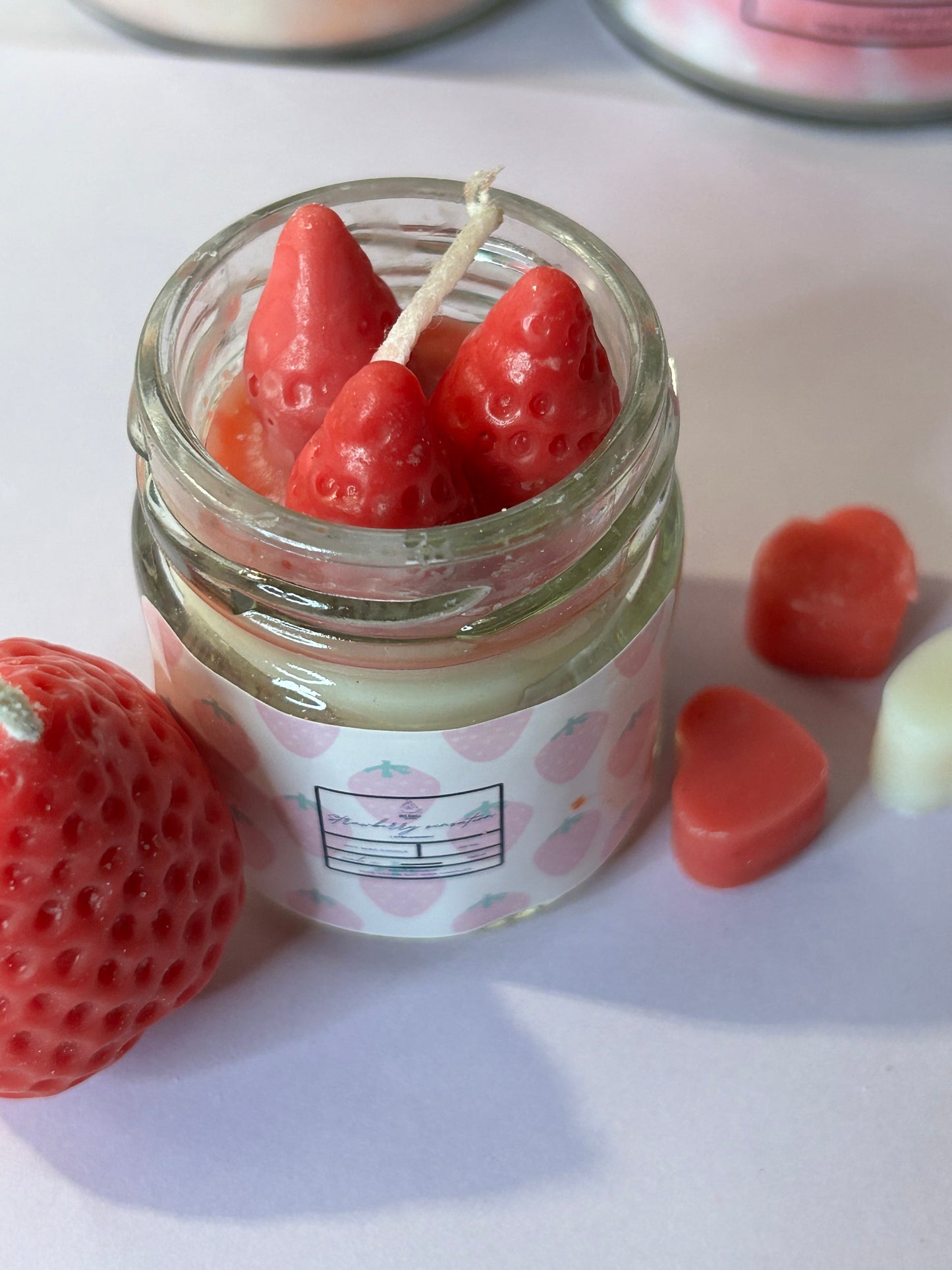 Scented Jar candles with lid
